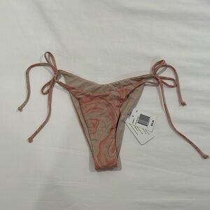 L*Space Pink Tie Dye Bikini Bottoms Size S